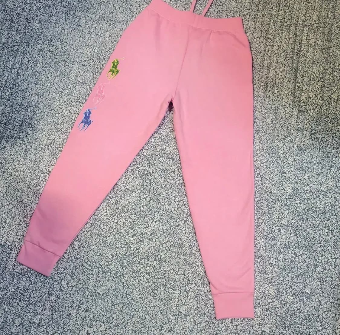 폴로 랄프로렌 핑크 기모 조거팬츠 상품이미지2