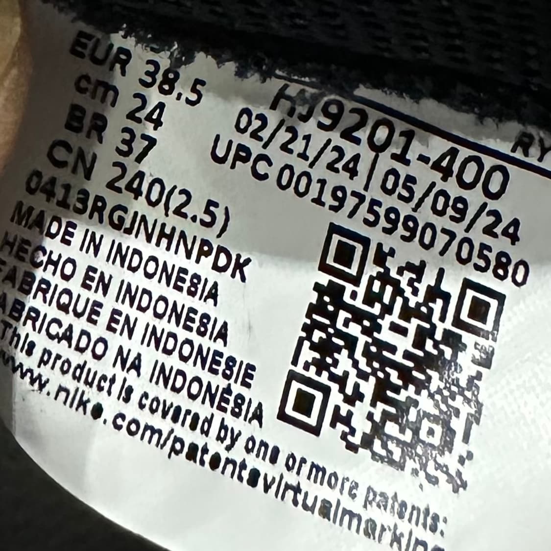 240) 나이키 운동화 여성 여자 에어 포스 1 로우 미드나잇 네이비 상품이미지9