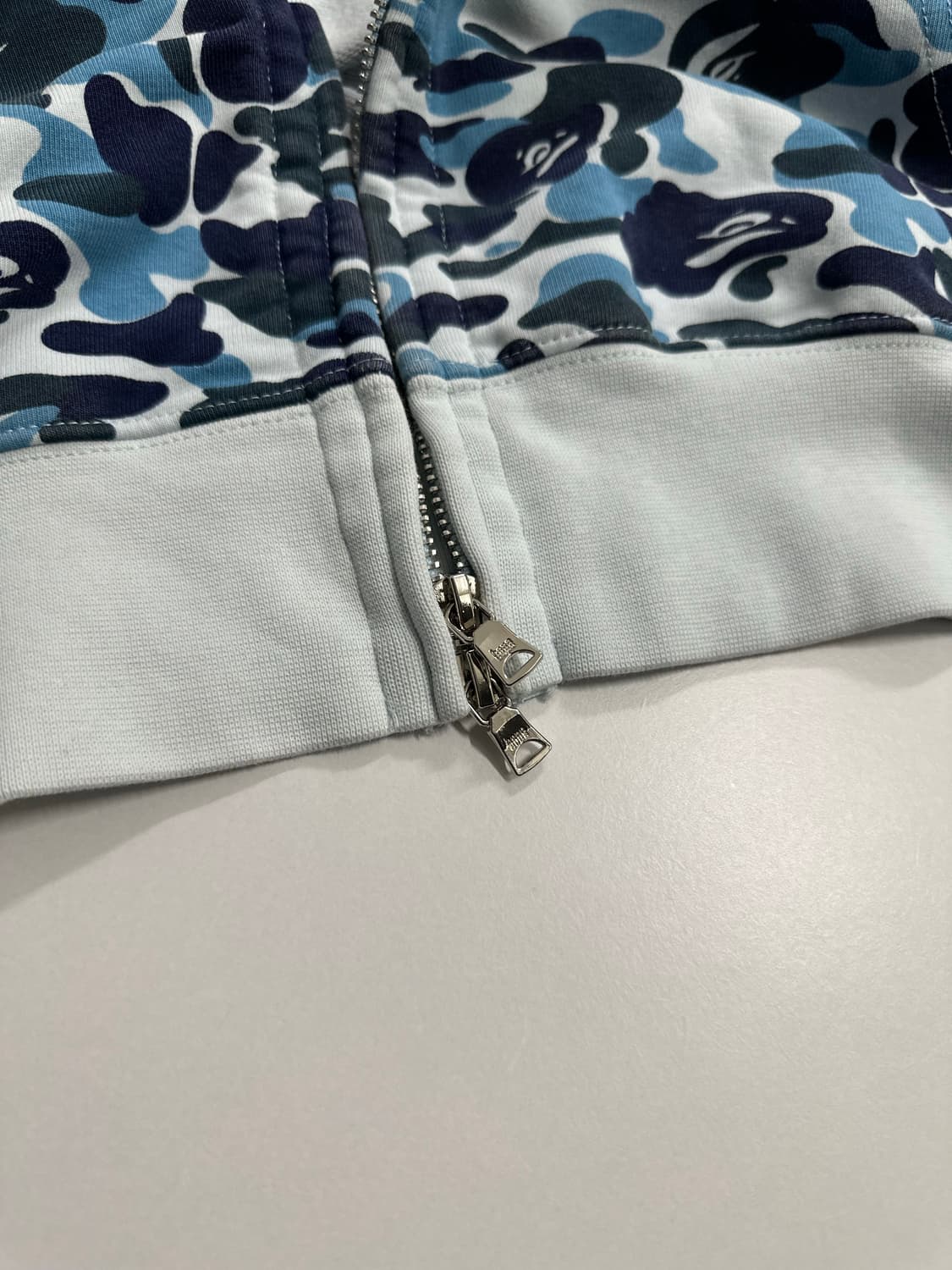 베이프 샤크 후드집업 블루 M 상품이미지5