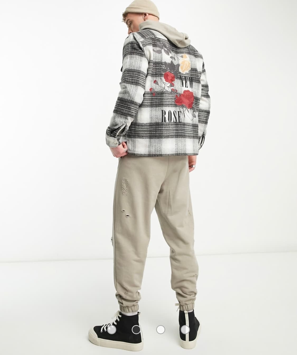 [105] 올세인츠 뉴로즈 플란넬 셔츠 상품이미지3