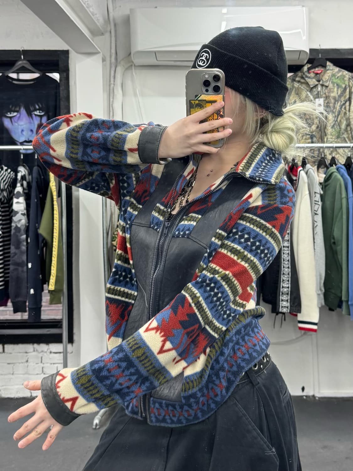 VTG 에스닉 플리스 자켓  상품이미지5