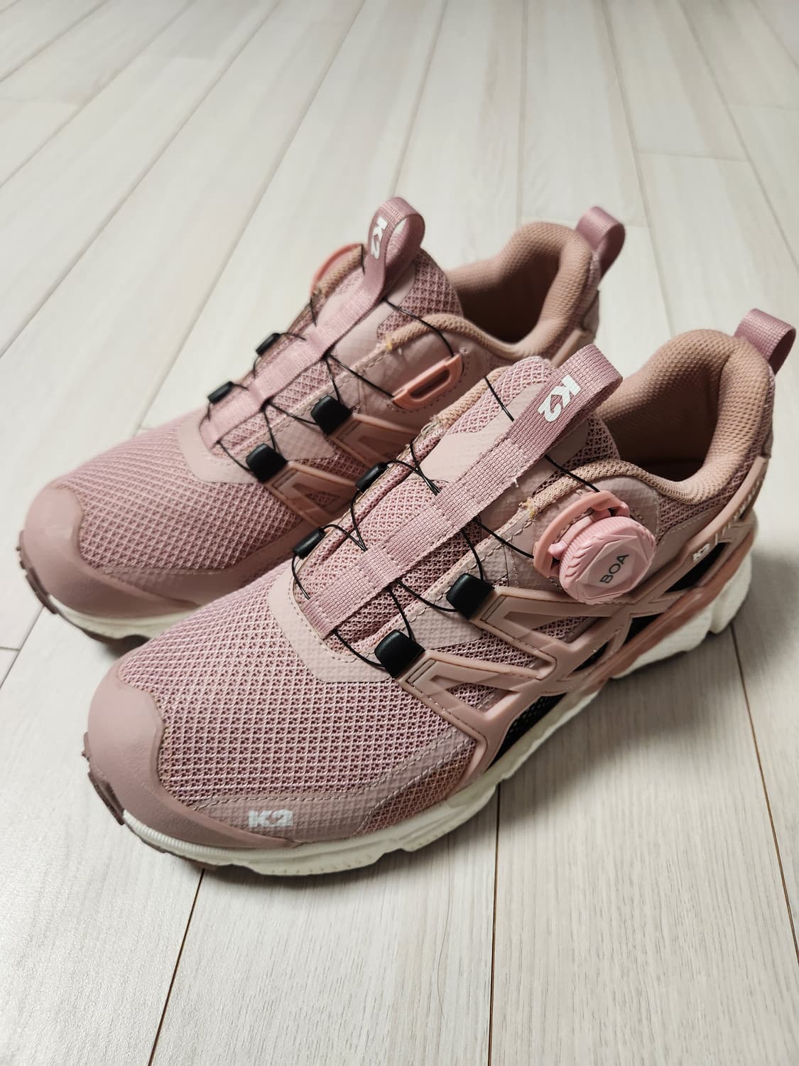 실착두어번))K2 수지 다이얼 트레킹화 폴리곤 FWF22N56 등산화 워 상품이미지1