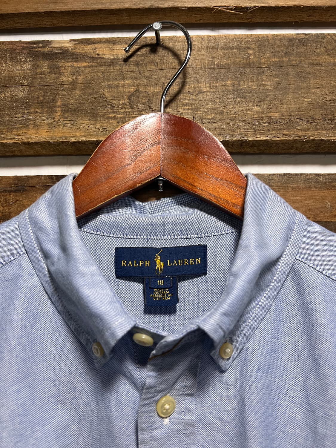 [S]폴로 랄프로렌 스카이블루 옥스포드 셔츠 상품이미지2