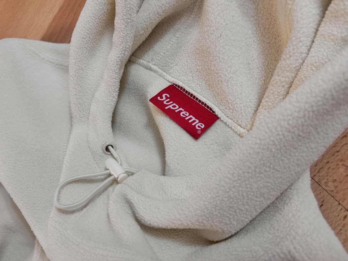슈프림 폴라텍 후드 스웨트셔츠 내츄럴 - 20FW 상품이미지4