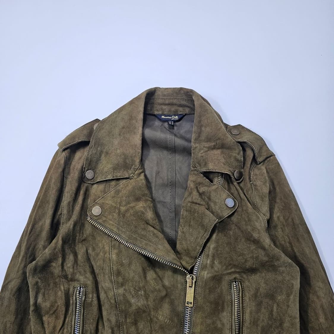 MASSIMO DUTTI 우먼스 스웨이드 자켓 M 상품이미지3