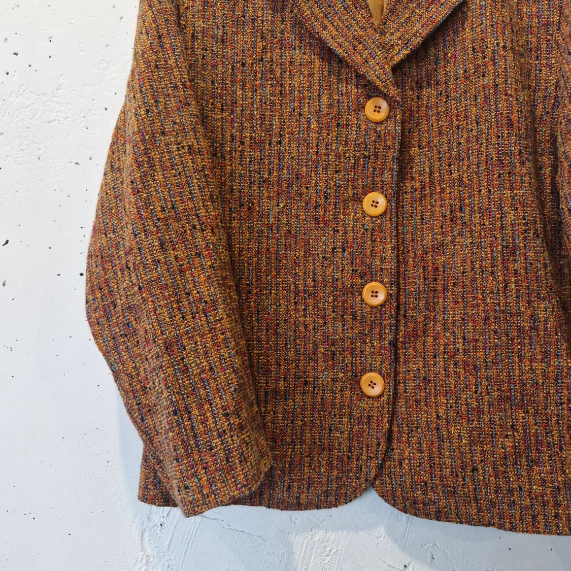 JPN 빈티지 모 트위드 블레이저 자켓 ~77 상품이미지2