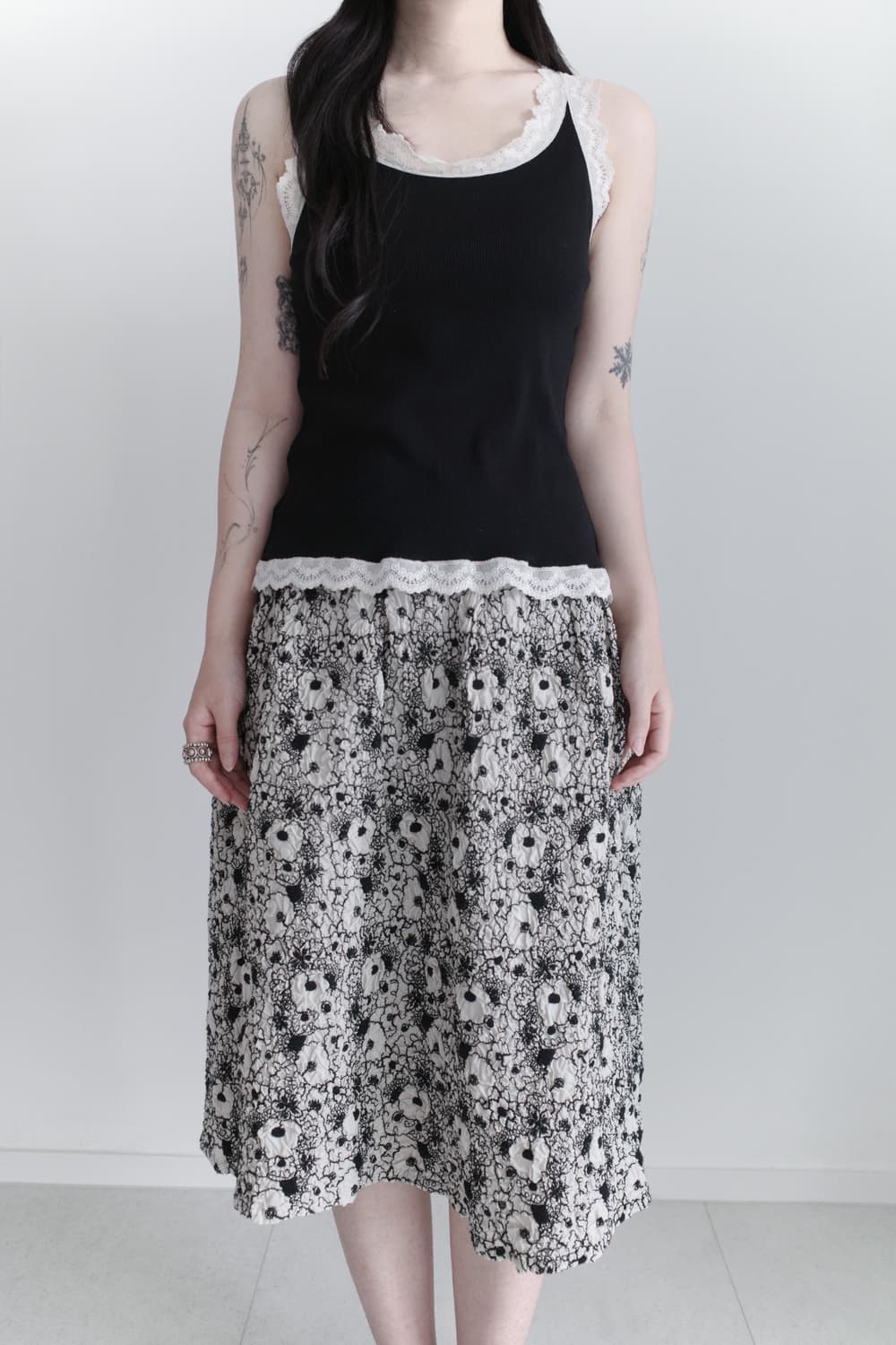 flower puff skirt 상품이미지5
