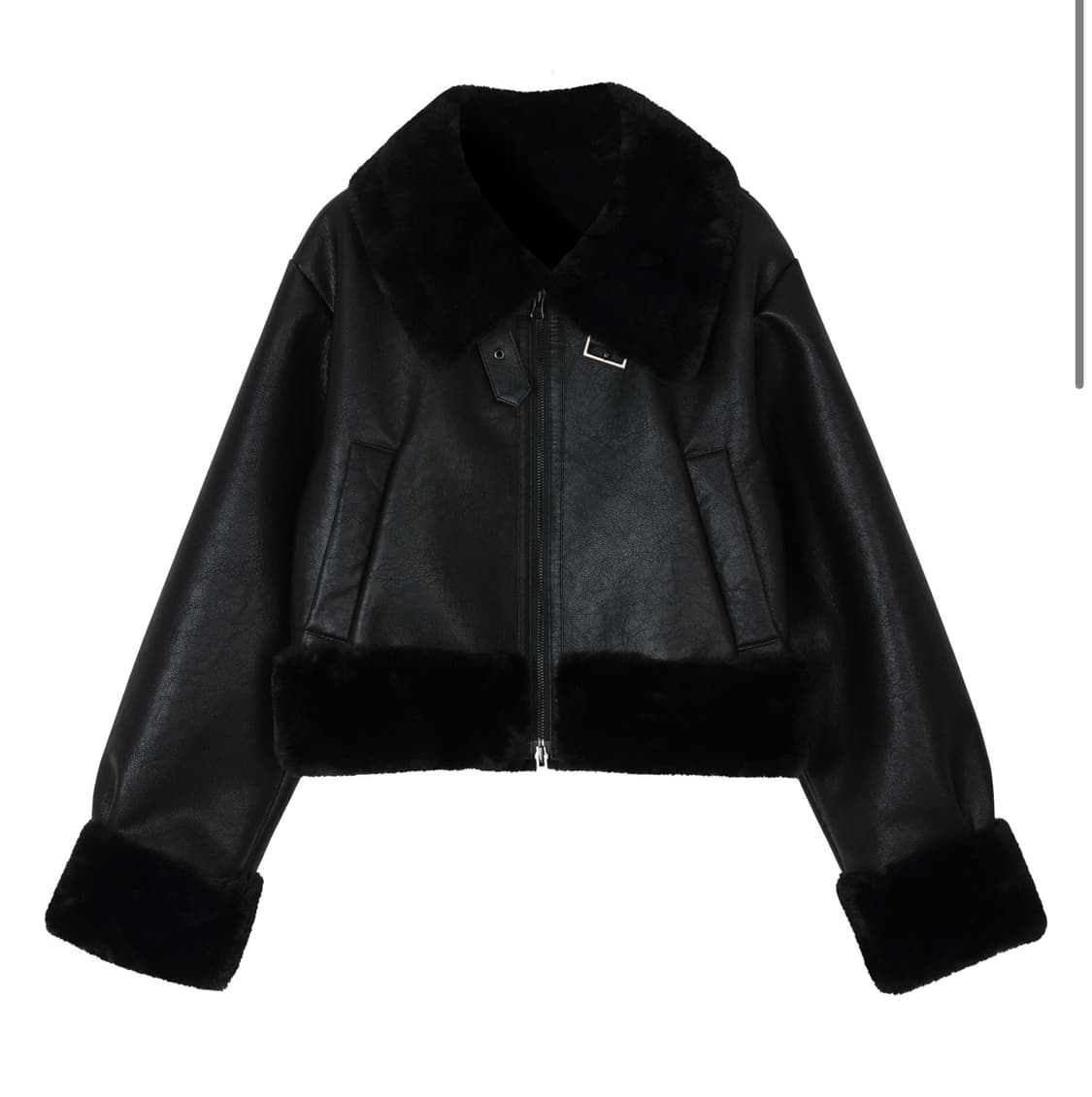 보헤미안서울 하이넥 무스탕 상품이미지1