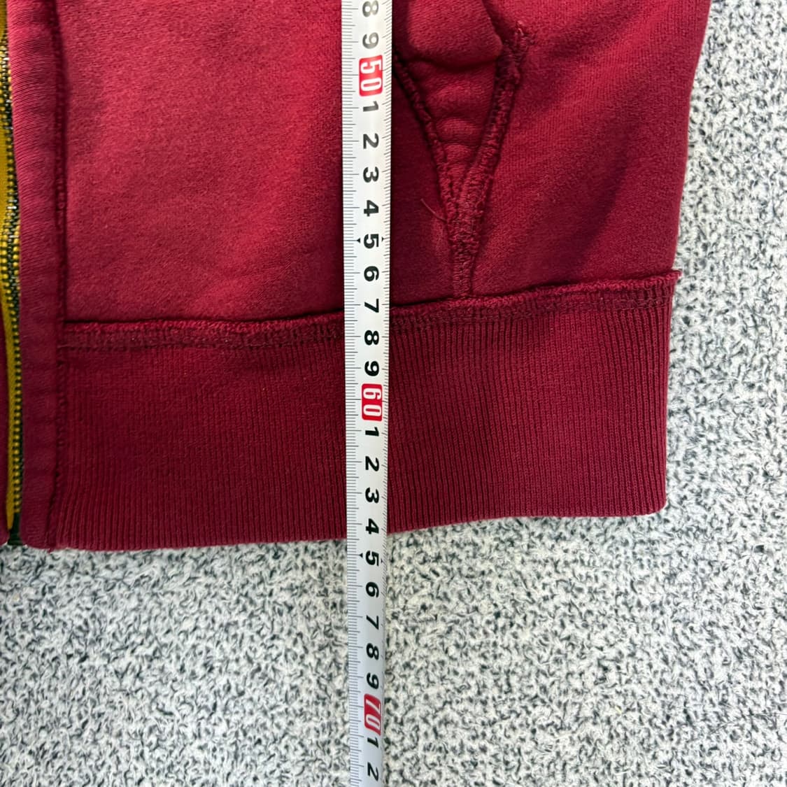 S 홀리스터 남성 기모 후드 집업 0401J 상품이미지7