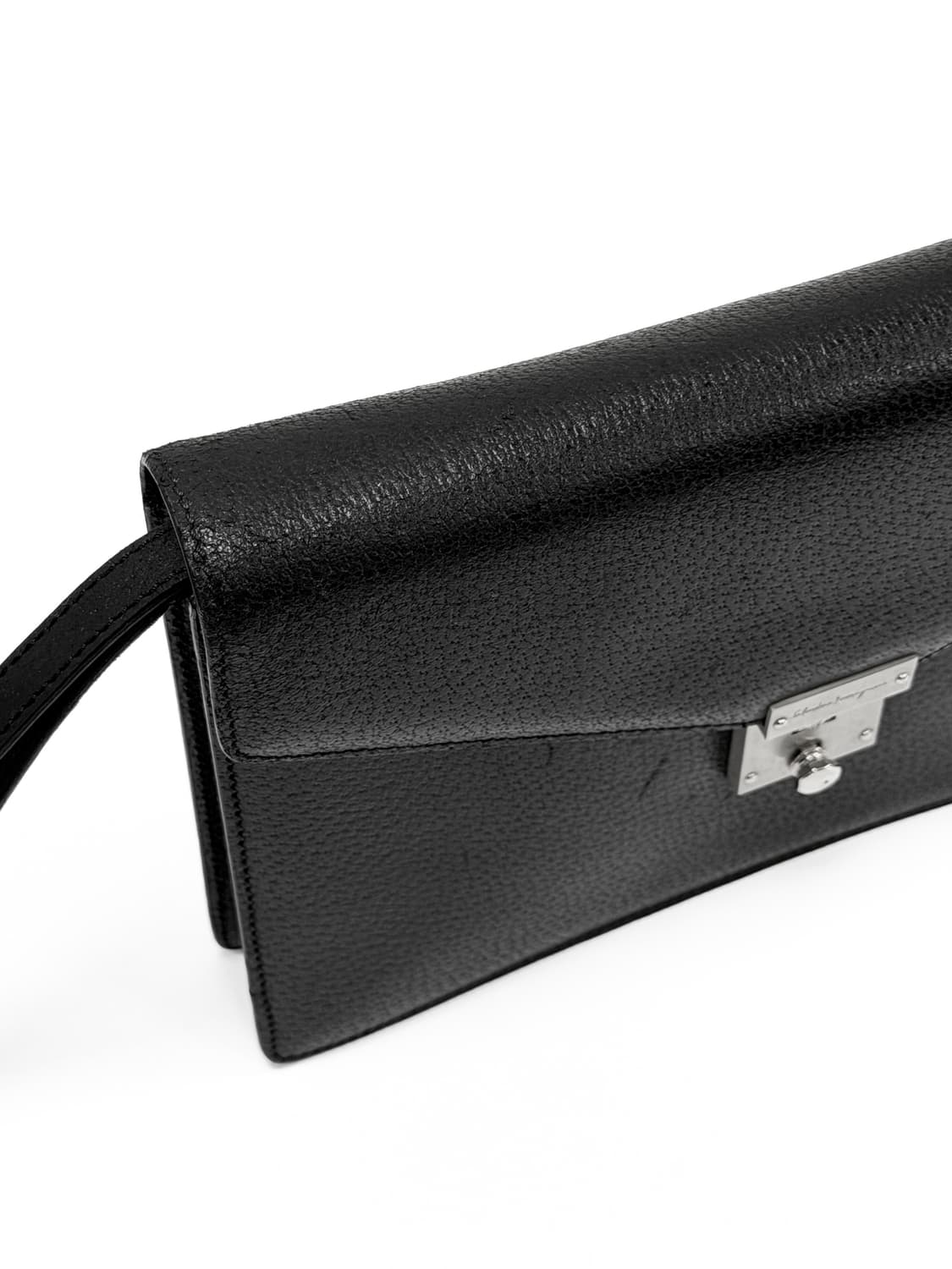 페라가모 블랙 레더 클러치백 상품이미지6