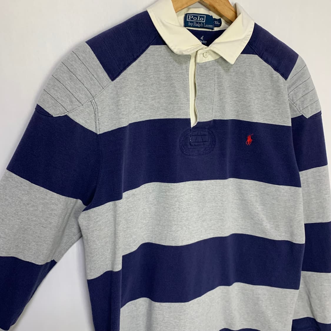 폴로 랄프로렌 럭비 스트라이프 긴팔티 XXL 빈티지 롱슬리브 남녀공용 상품이미지3