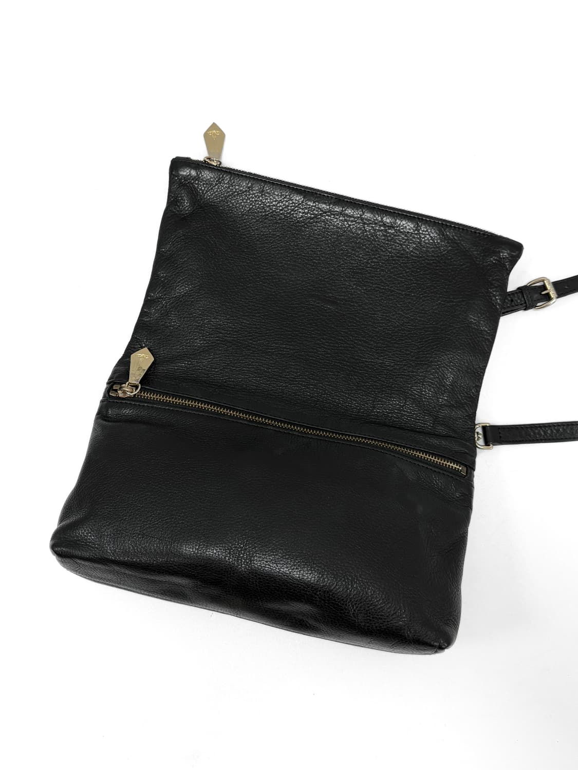 비비안웨스트우드 블랙 레더 크로스백 상품이미지5