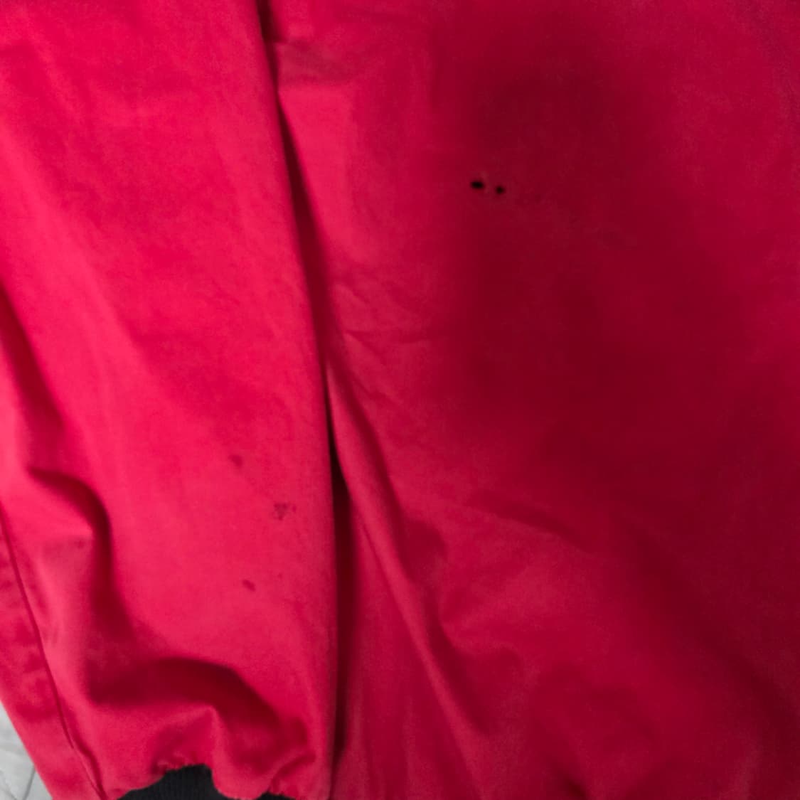 [L] 90s 빈티지 말보로 리버시블 봄버 자켓 블랙/레드 썬페이드 상품이미지8