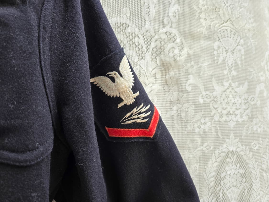 40s ww2 미해군 세일러 울 셔츠 상품이미지3