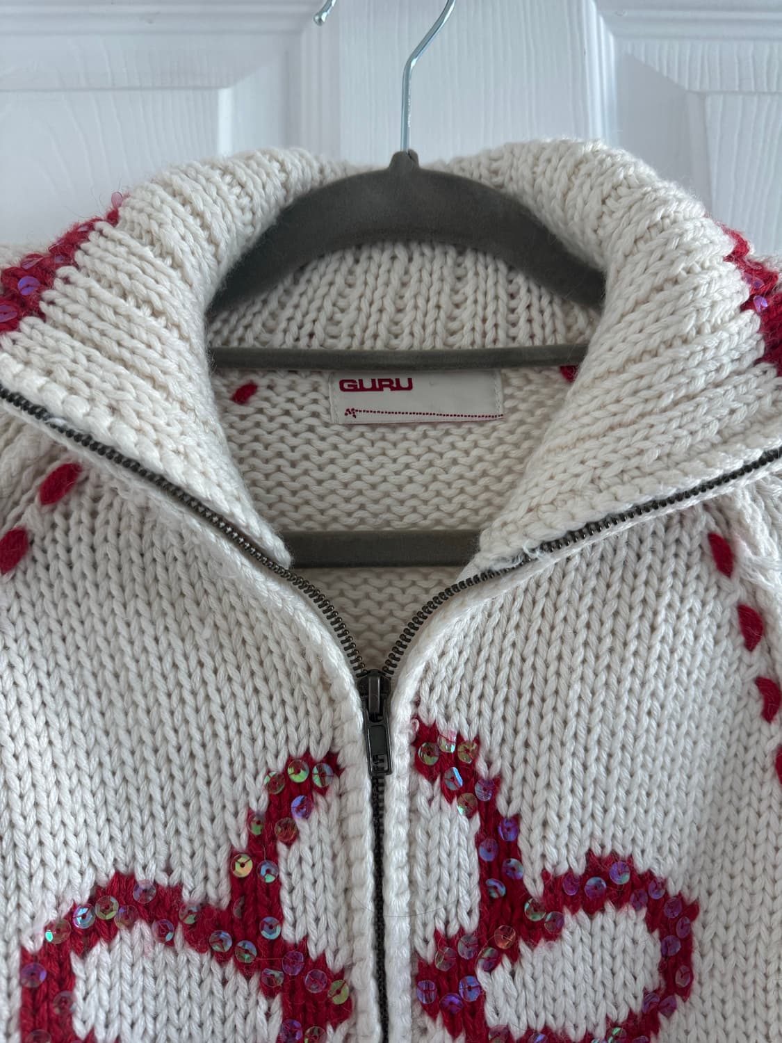 vtg guru knit zip-up 상품이미지4