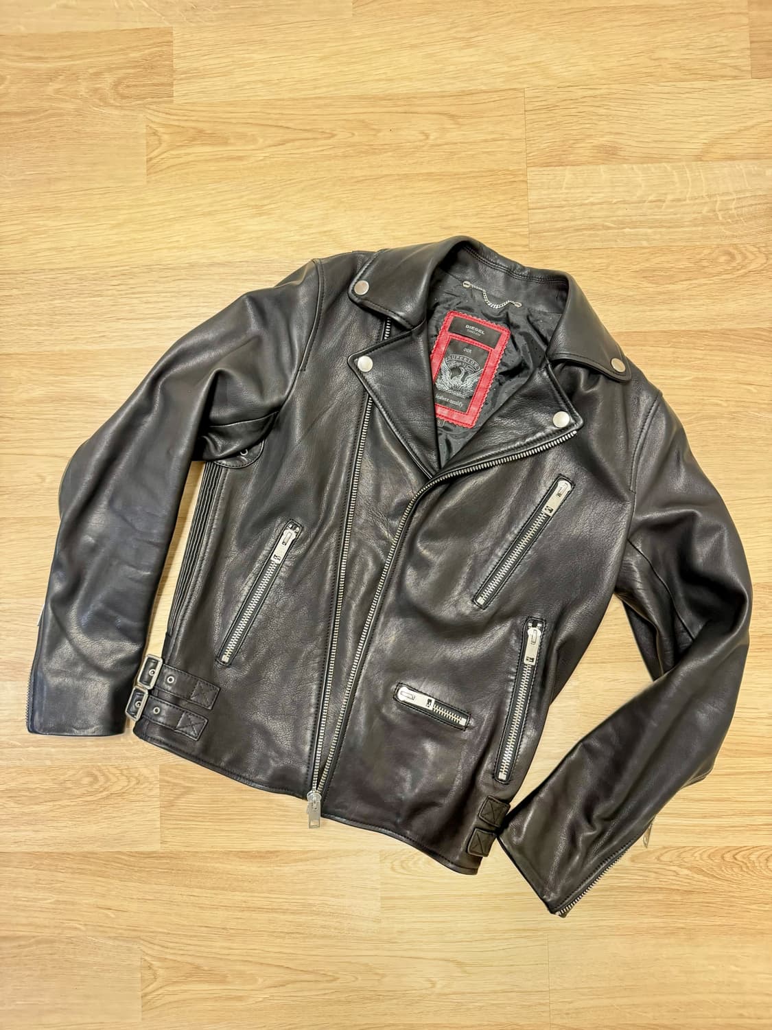 DIESEL TIMELESS / 램스킨 라이더 자켓 (유니섹스) 상품이미지1