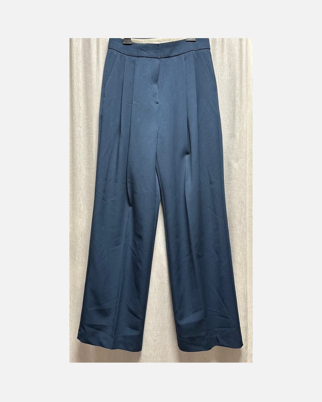 TABLE 더블 와이드 슬랙스 2사이즈 블루네이비컬러 상품이미지1