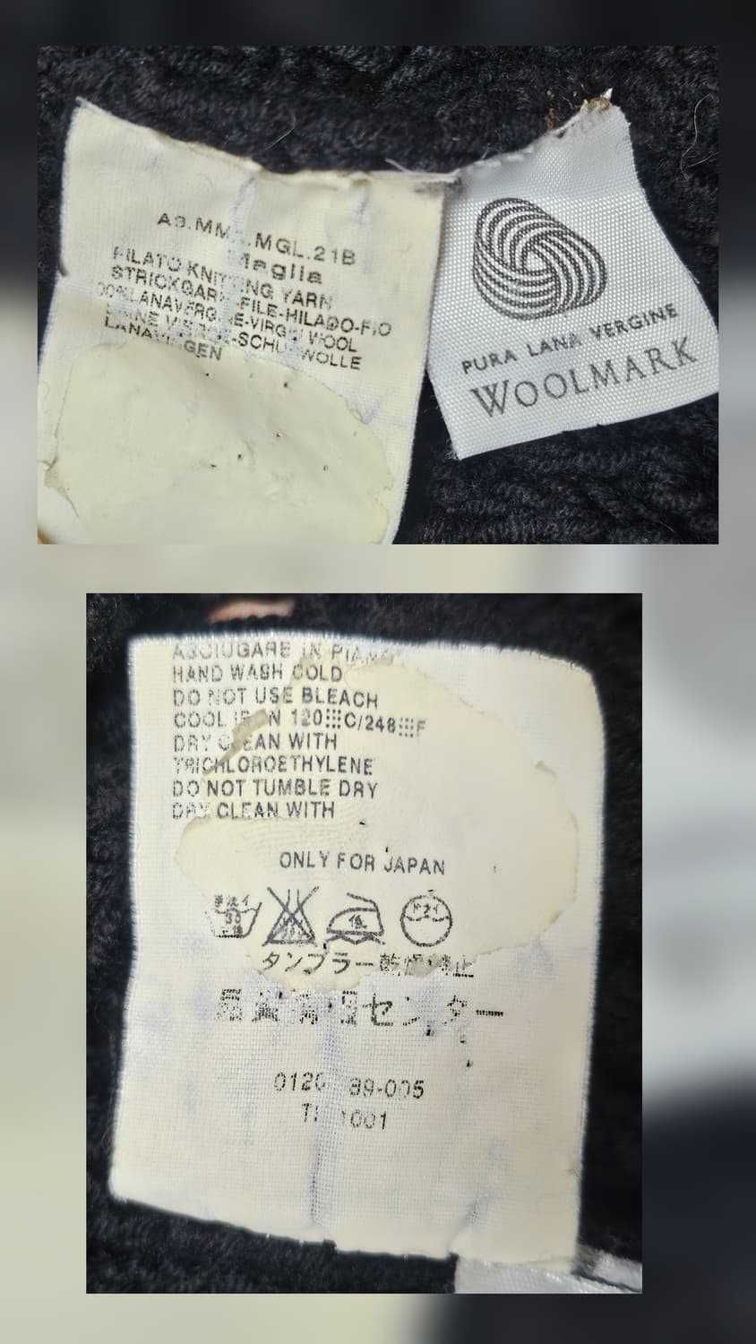 막스마라 여성니트 S 55~슬림66 버진울 크로셰 니트 스웨터 AD13 상품이미지5