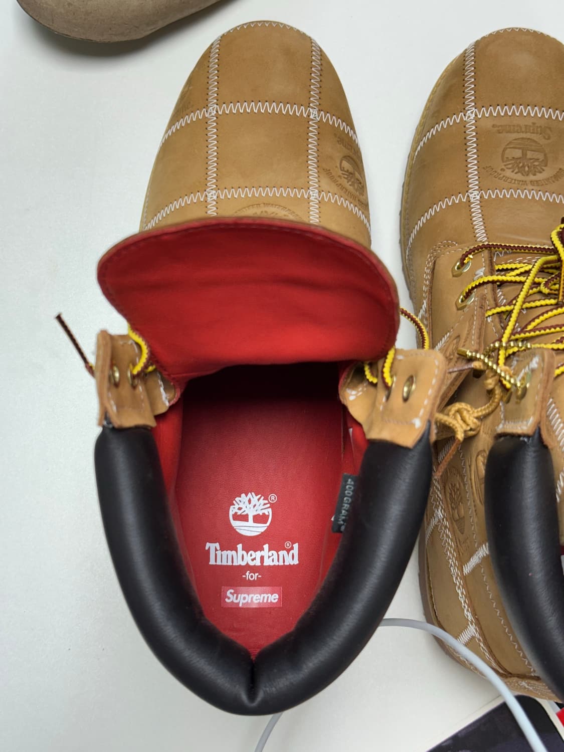 슈프림 x 팀버랜드 브라운 컬러 12사이즈 새상품 상품이미지4