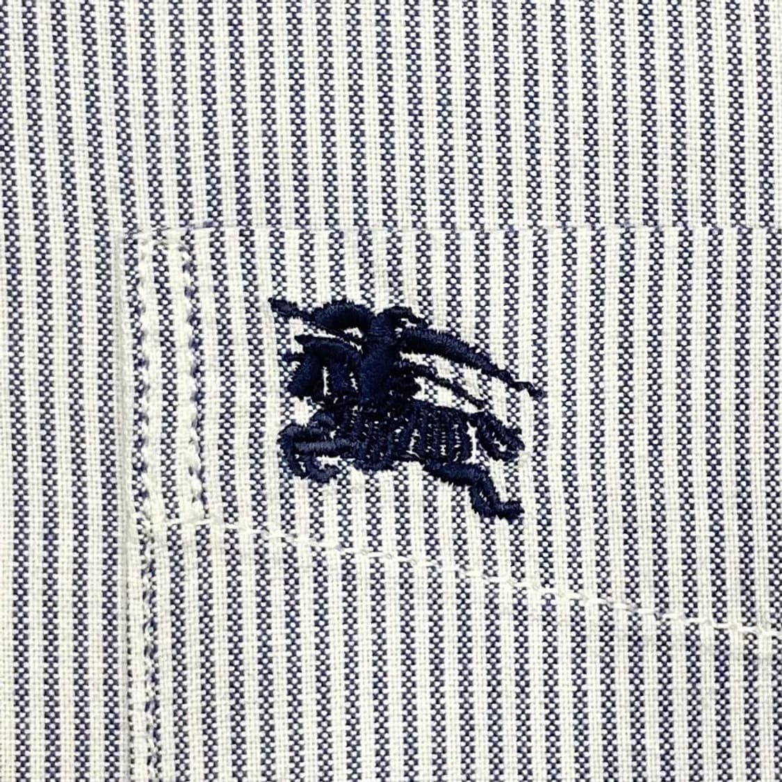 Burberry 신형 크레스트 자수로고 스트라이프 셔츠 상품이미지2