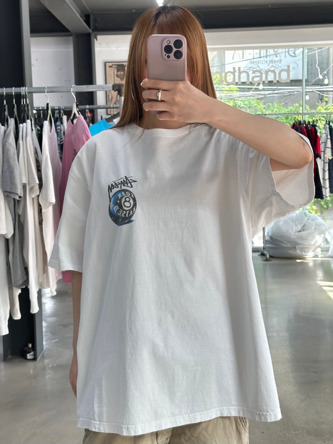 스투시 x 본앤레이즈드 8볼 반팔티 상품이미지2