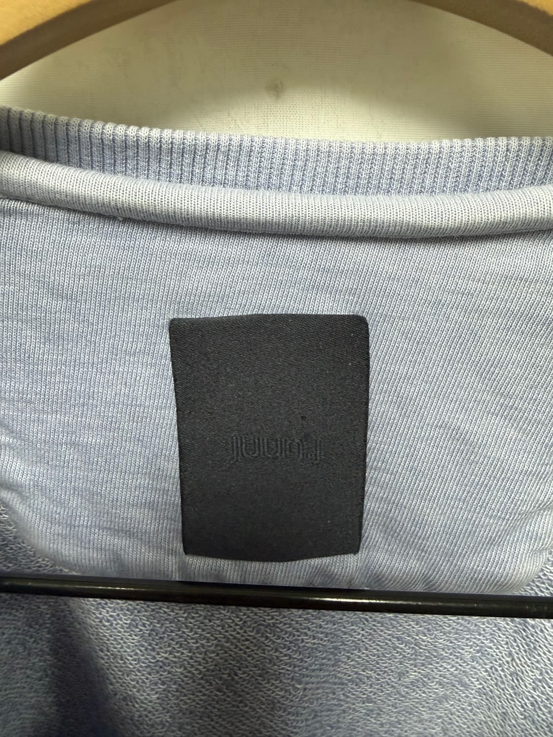 정품 준지 가먼트다잉 스웻 맨투맨 상품이미지3