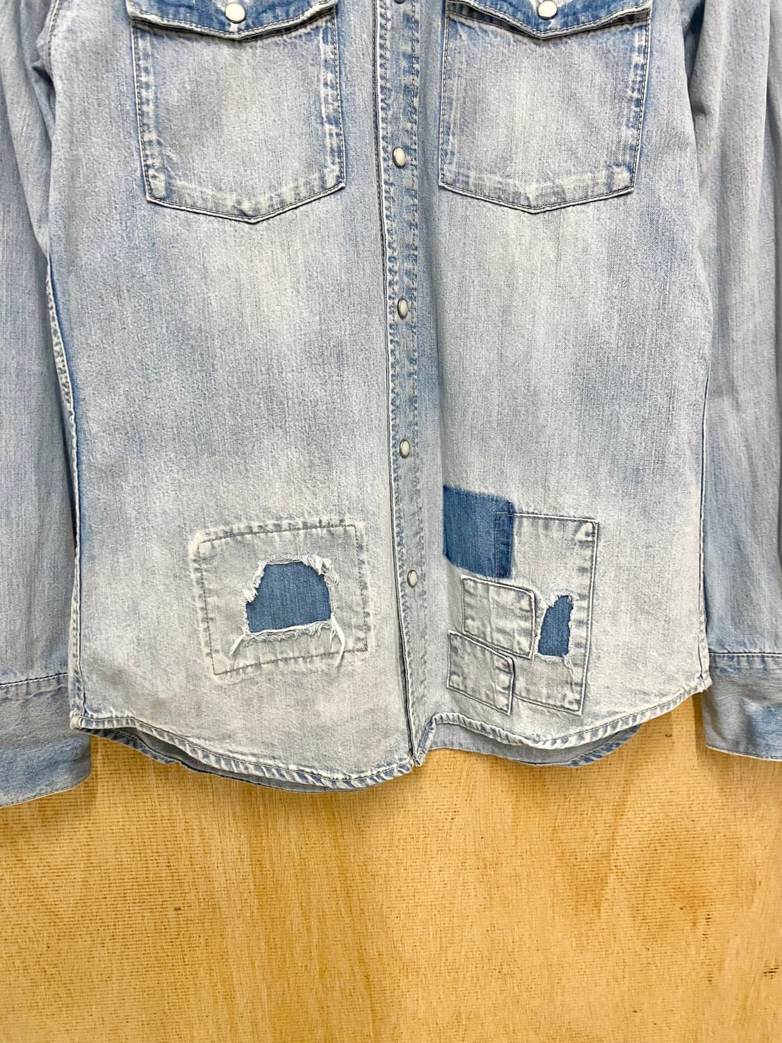 JACK ROSE repair denim western shirts 상품이미지4