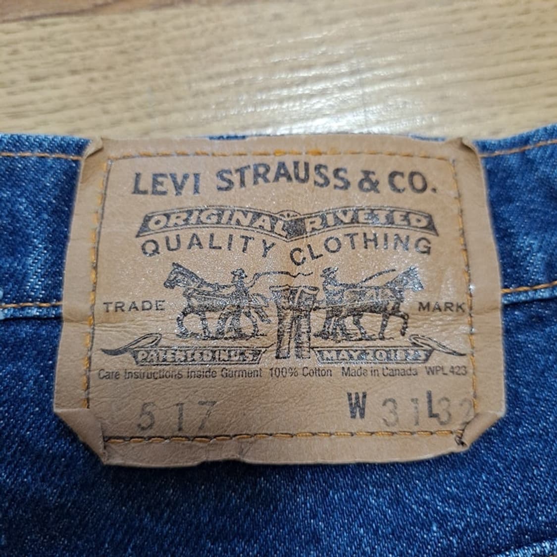 80s 리바이스 517 오렌지탭 W31L32  상품이미지6