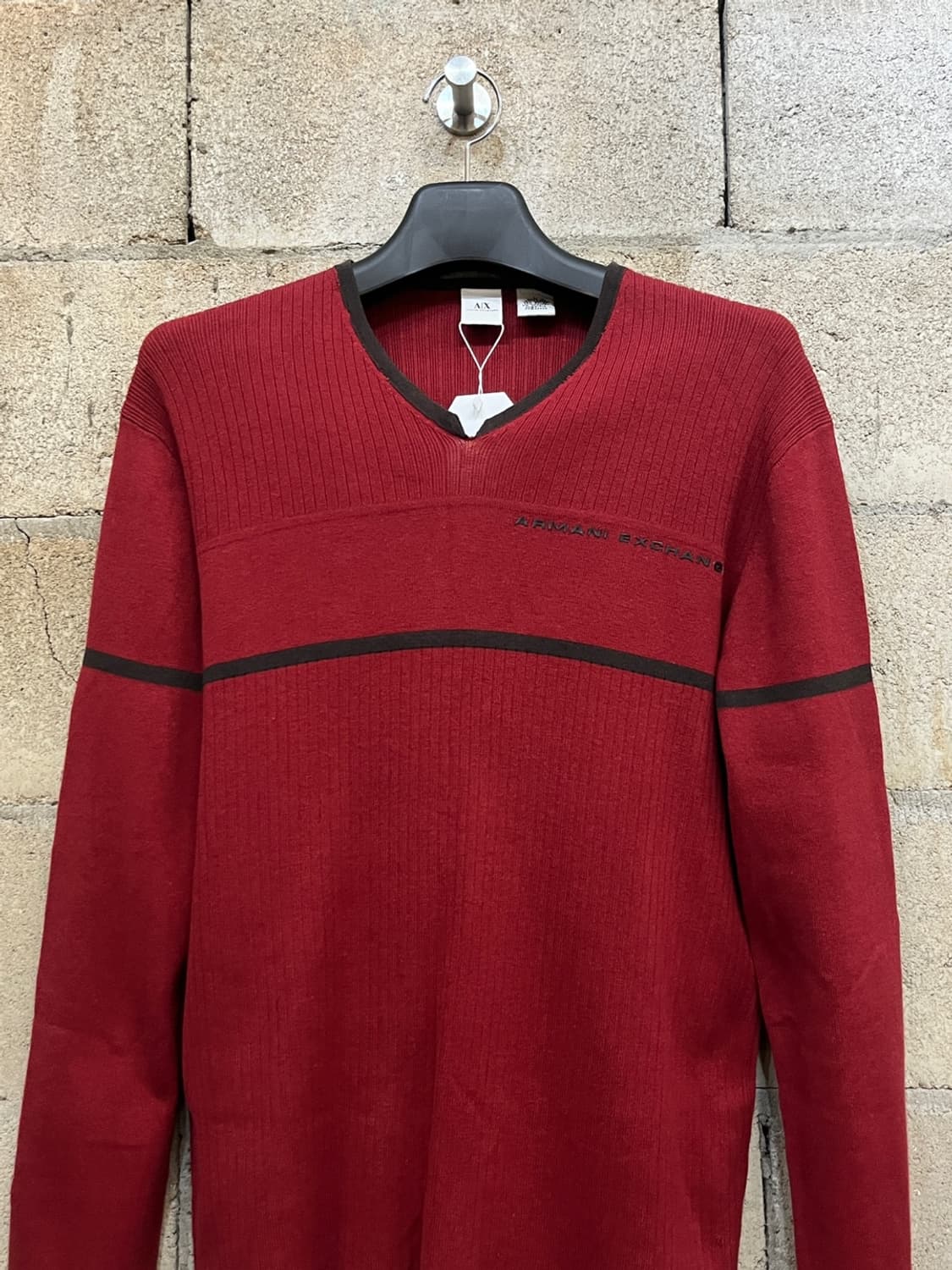 아르마니 익스체인지 브이넥 니트 상품이미지2