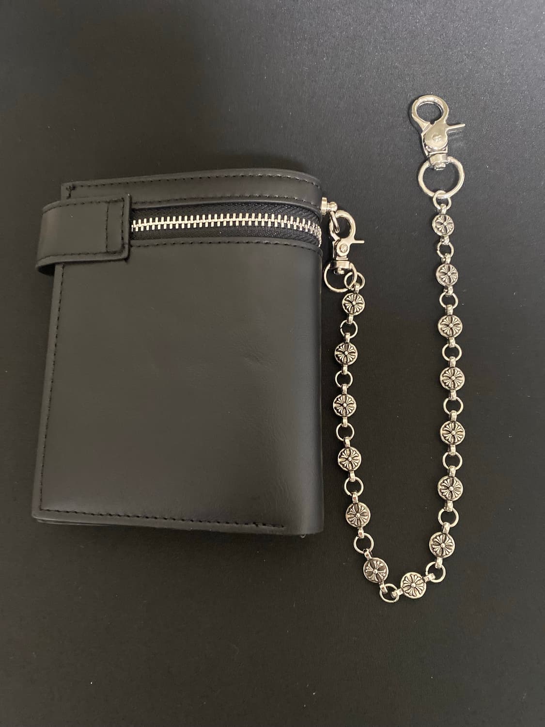 고딕 스컬 크로스 체인 웰렛 상품이미지2