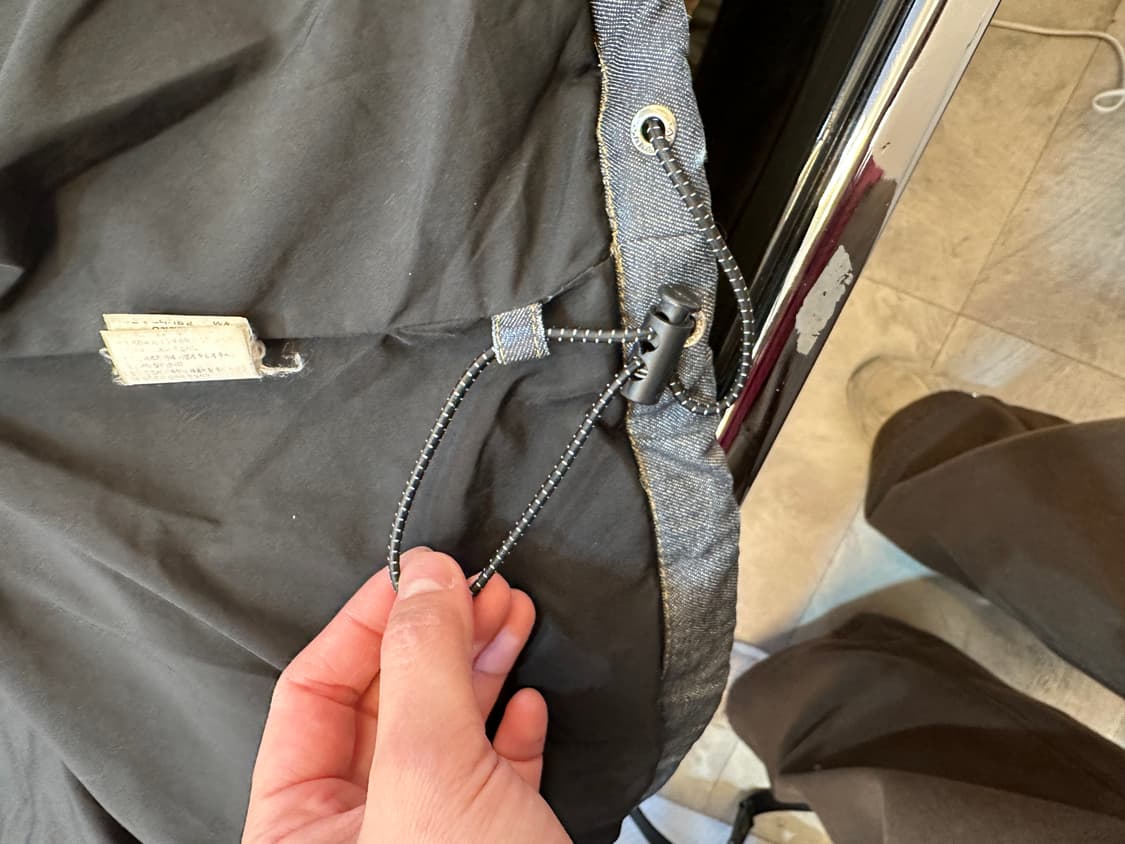 XL)에어워크 진스 데님 오리털 숏 패딩 점퍼 상품이미지7