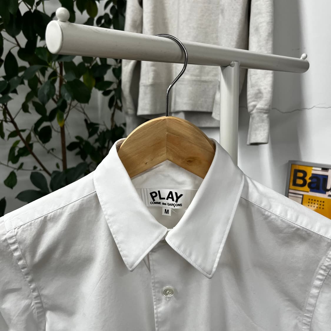 꼼데가르송 우먼 화이트 셔츠 M 상품이미지3
