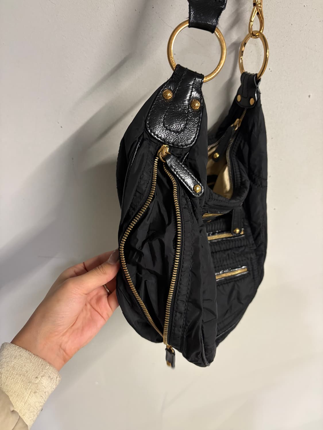 TOD‘S nylon & leather hobo bag  상품이미지7