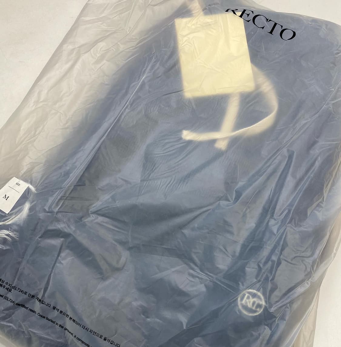 RECTO(렉토)와이드 조거 챠콜 스웻팬츠 상품이미지4