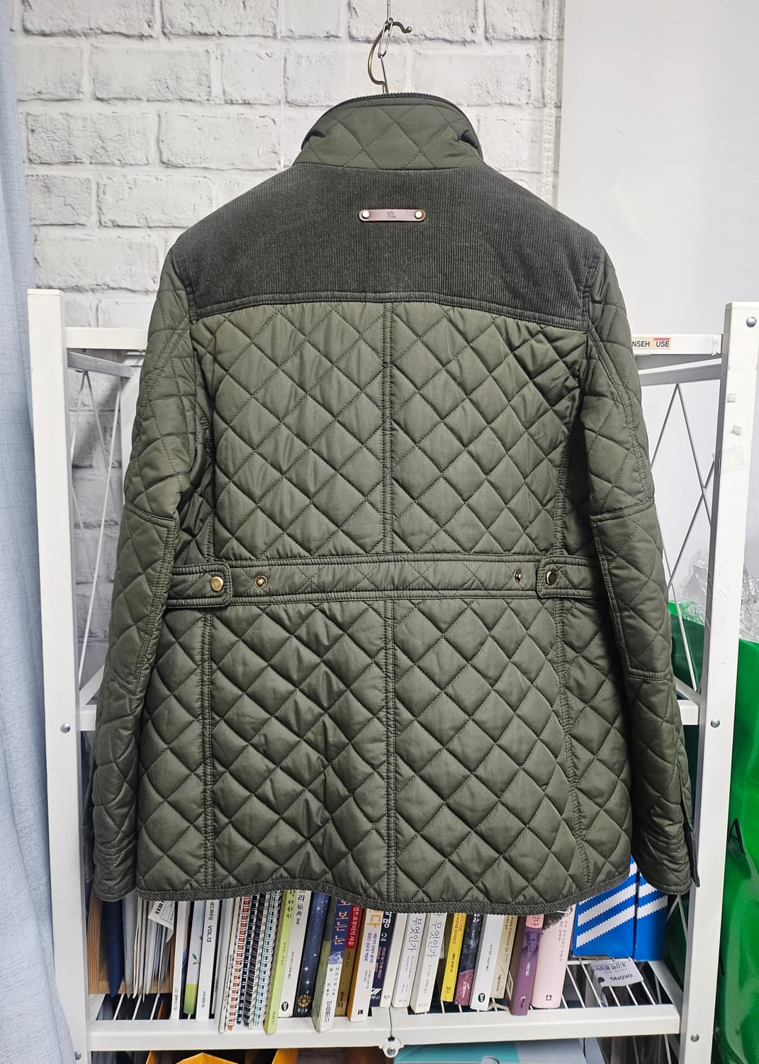 로렌랄프로렌 여성 누빔자켓 S 카키 퀼팅자켓 WL84 상품이미지4