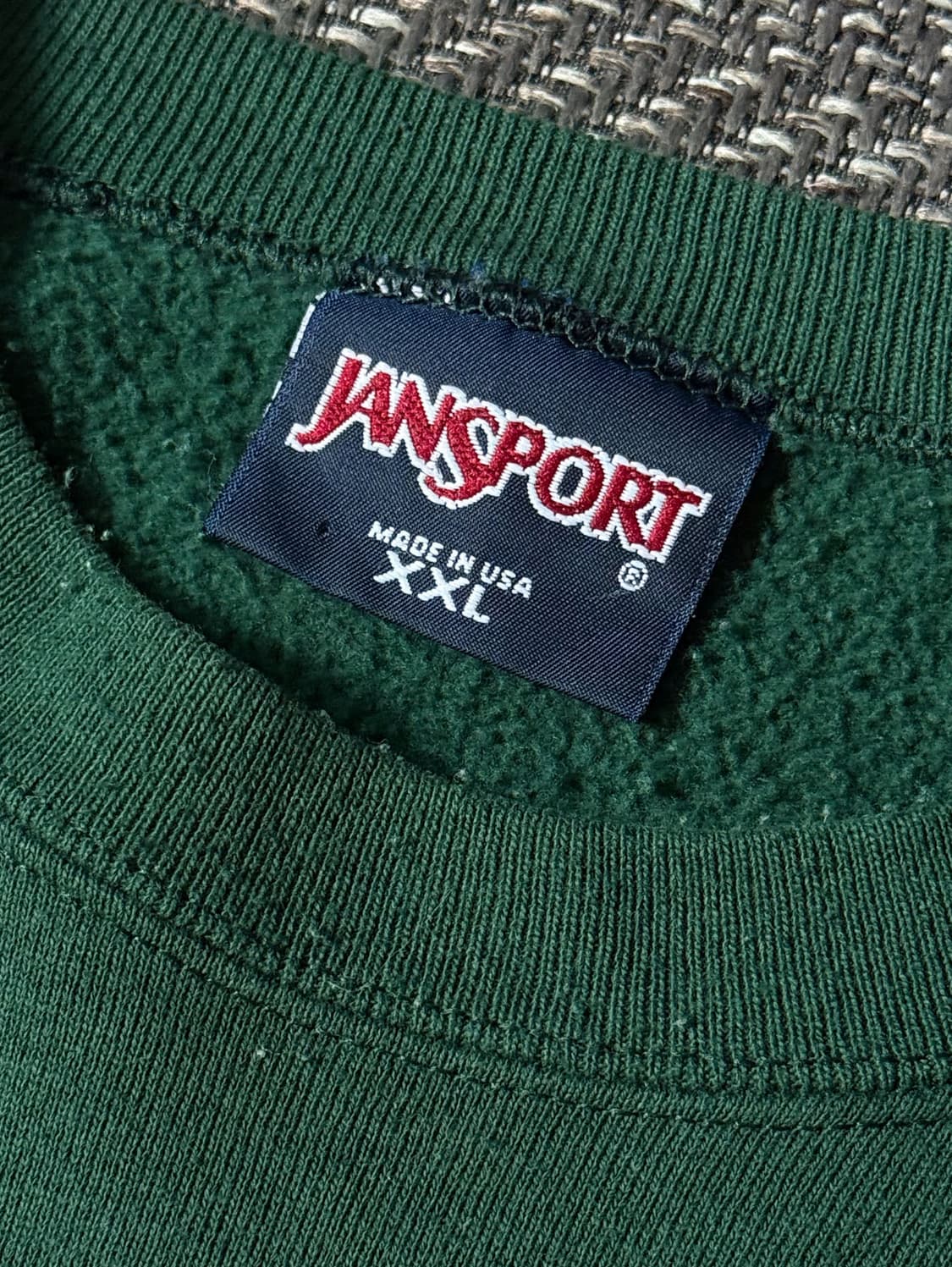 90s USA JANSPORT 빈티지 컬리지 스웻셔츠 (105-110) 상품이미지3
