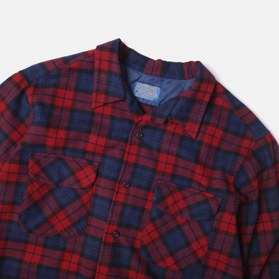 ~1970's Pendleton Open Collar Wool Shirt 상품이미지3