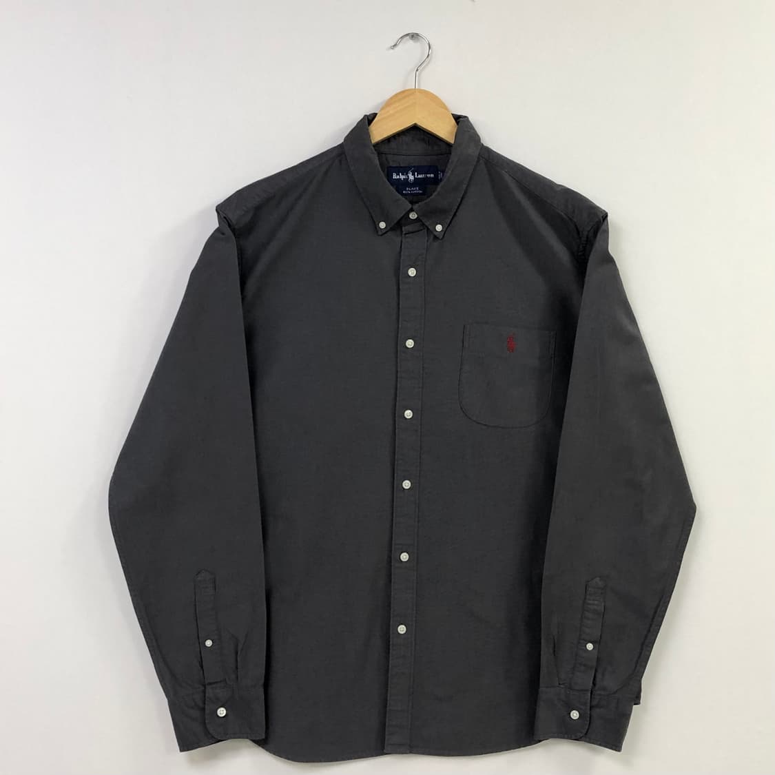 L 폴로 옥스포드 솔리드 셔츠 상품이미지2