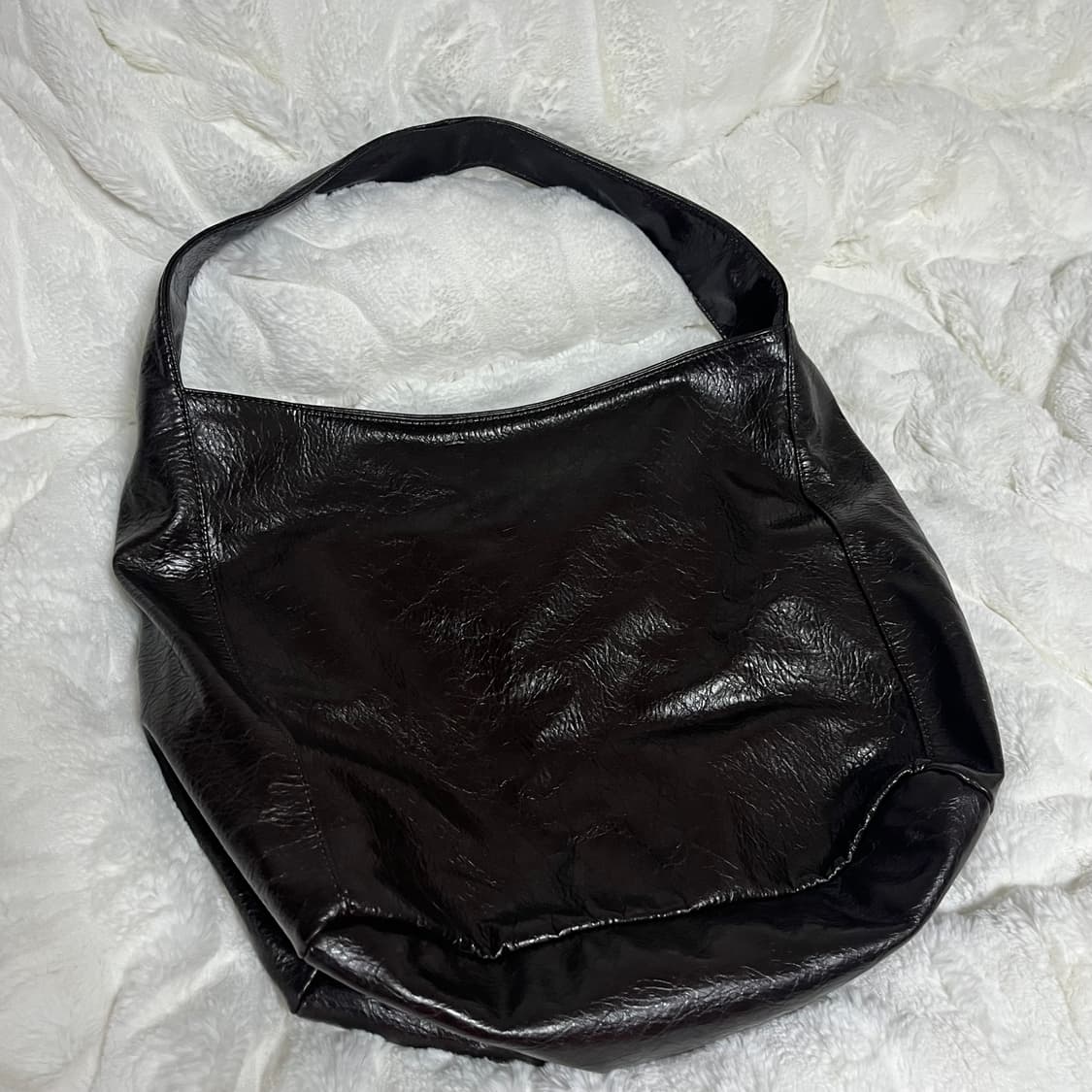 아워캐비넷 메이슨 백 숄더백 브라운 가방 주영 주여미 지그재그 에이블리 상품이미지5