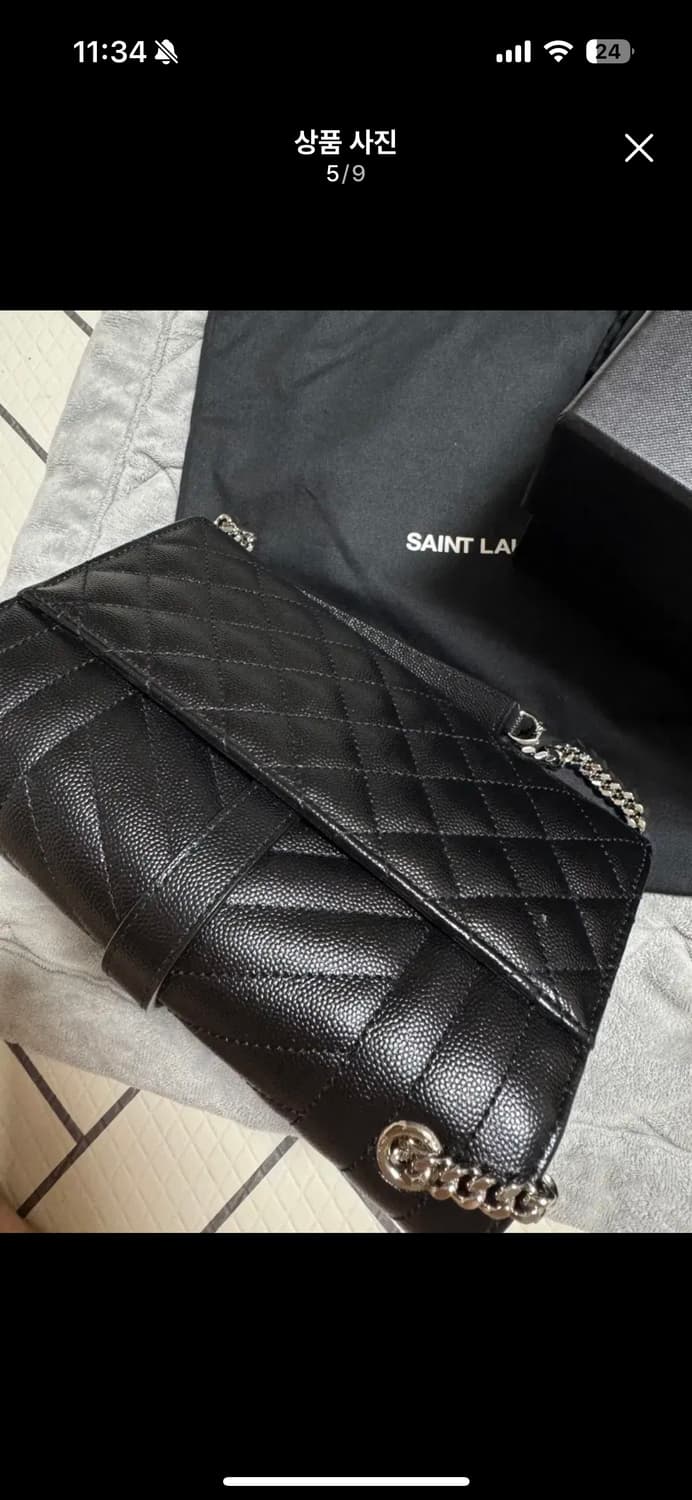 생로랑 엔벨로프 스몰 은장 상품이미지5