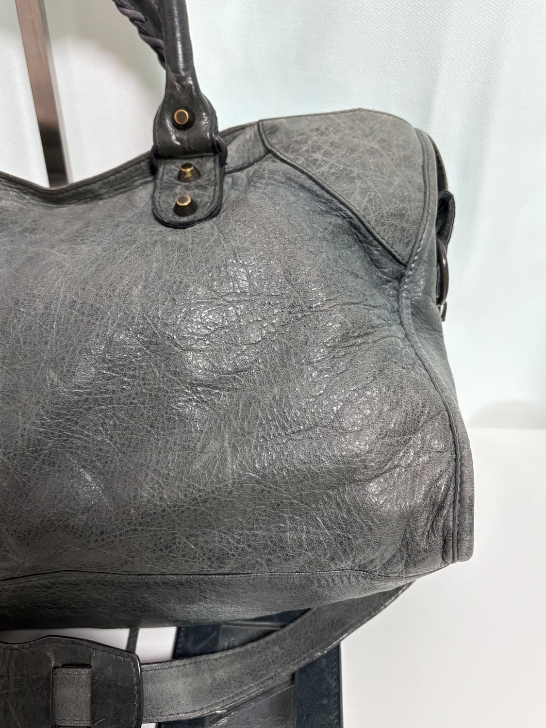 발렌시아가 파트타임 모터백 그레이 상품이미지5