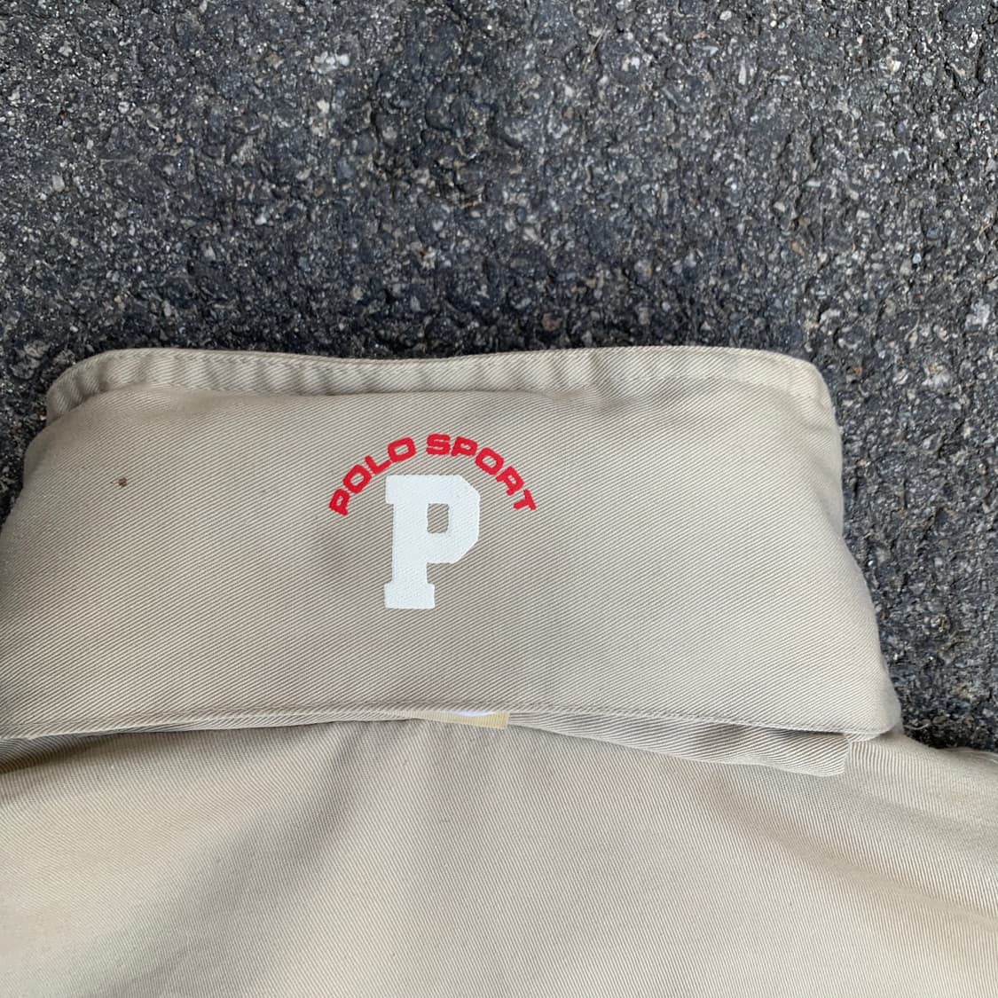 90 폴로 스포츠 대장급 스펠아웃 트랙자켓 바람막이 올드스쿨 점퍼 XL 상품이미지8