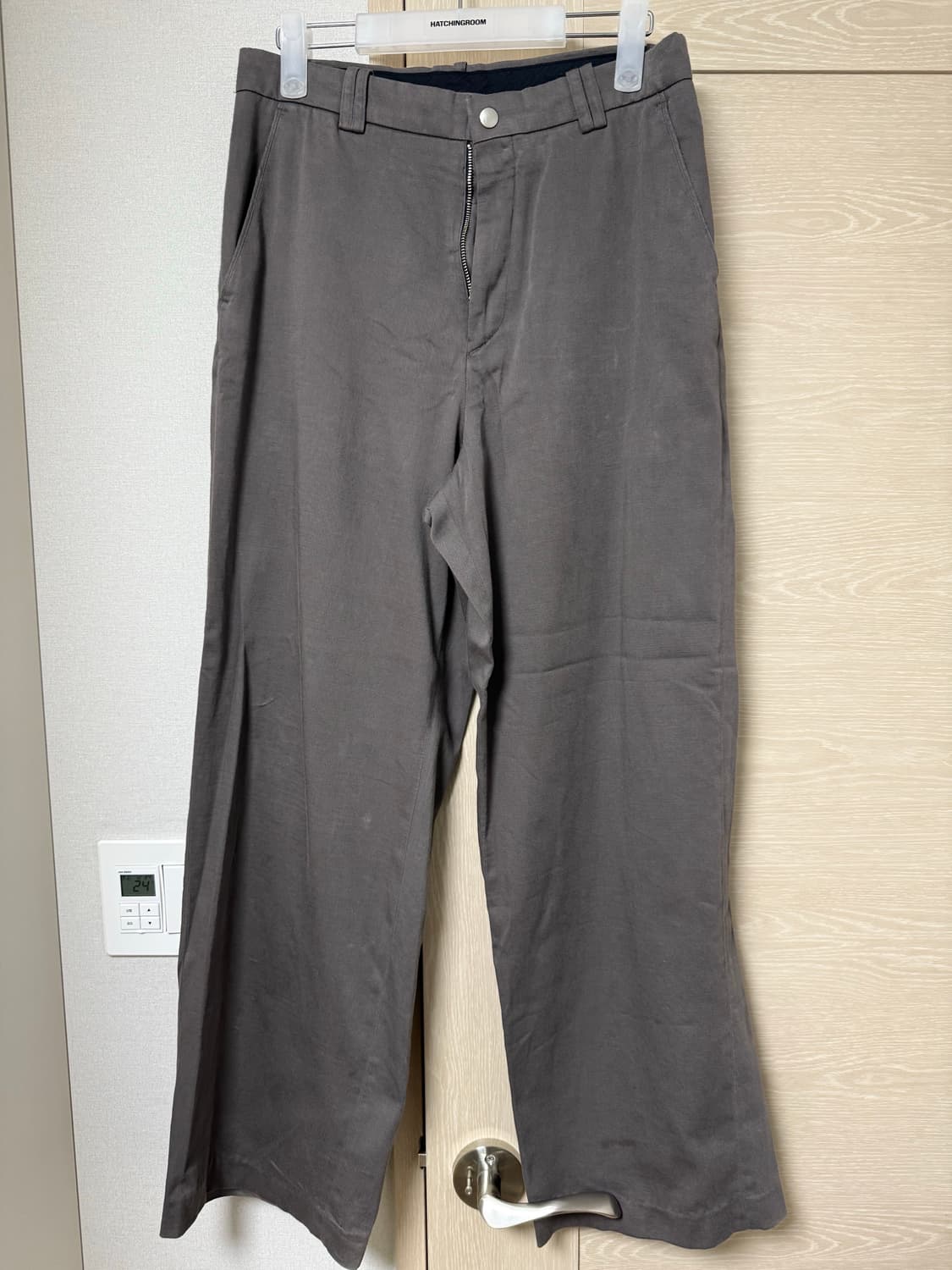 해칭룸 regular trousers 머드 브라운 2사이즈 상품이미지2