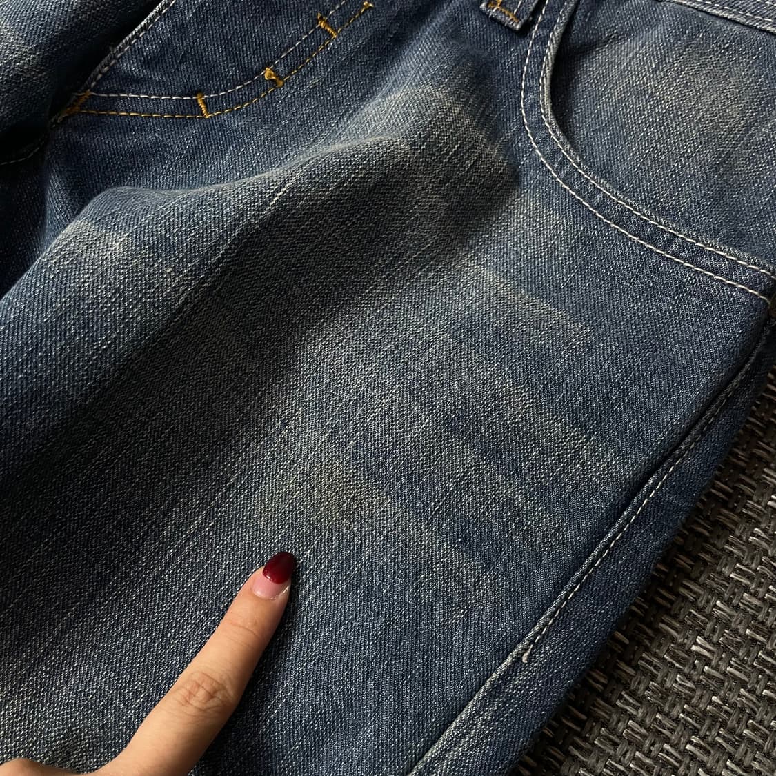 (31) 디키즈 버튼플라이 중청 레귤러핏 스트레이트 레그 데님  팬츠 상품이미지7