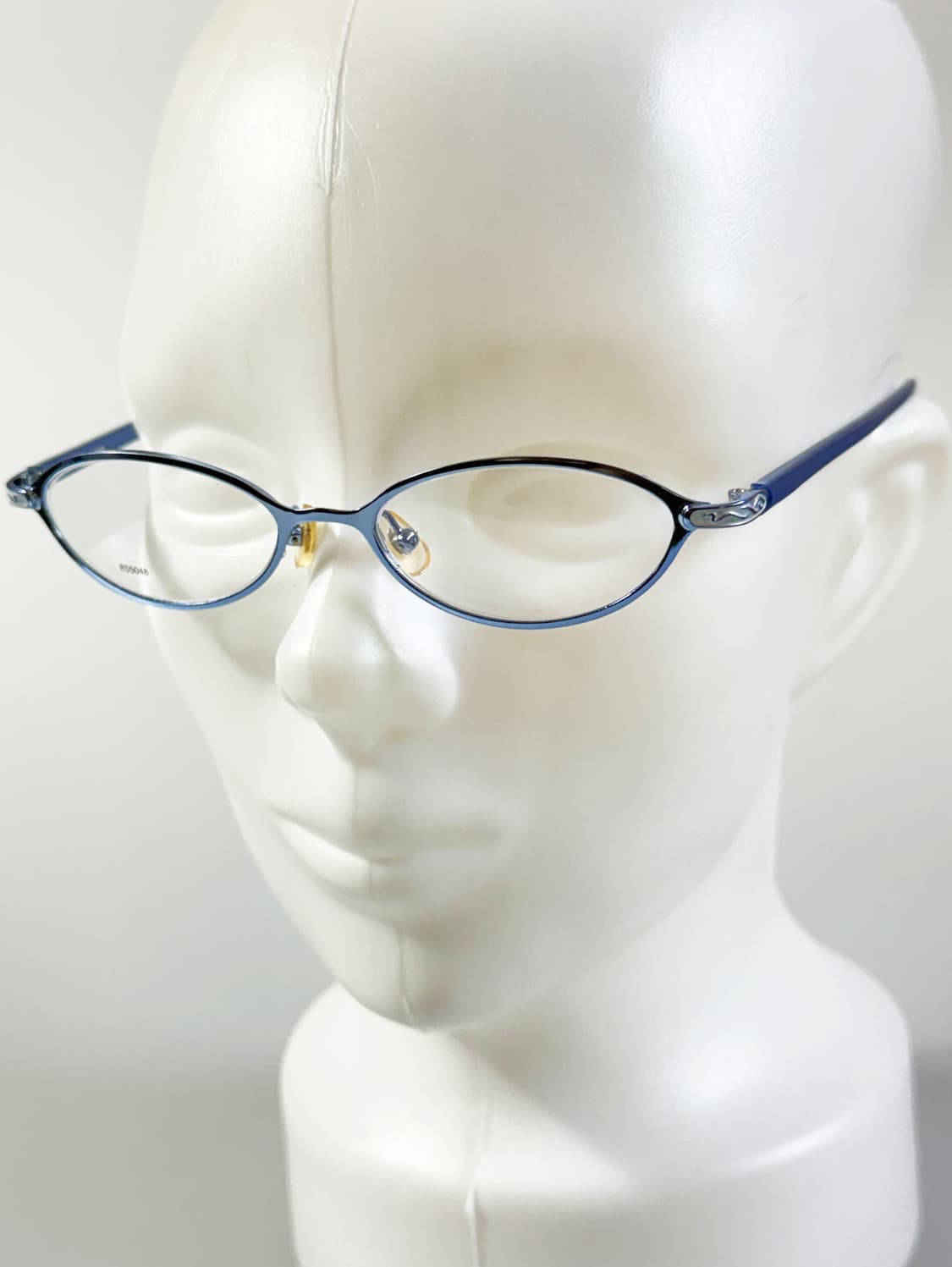 90s FUTIS 블루 슬림 오벌 메탈 빈티지 안경 상품이미지8