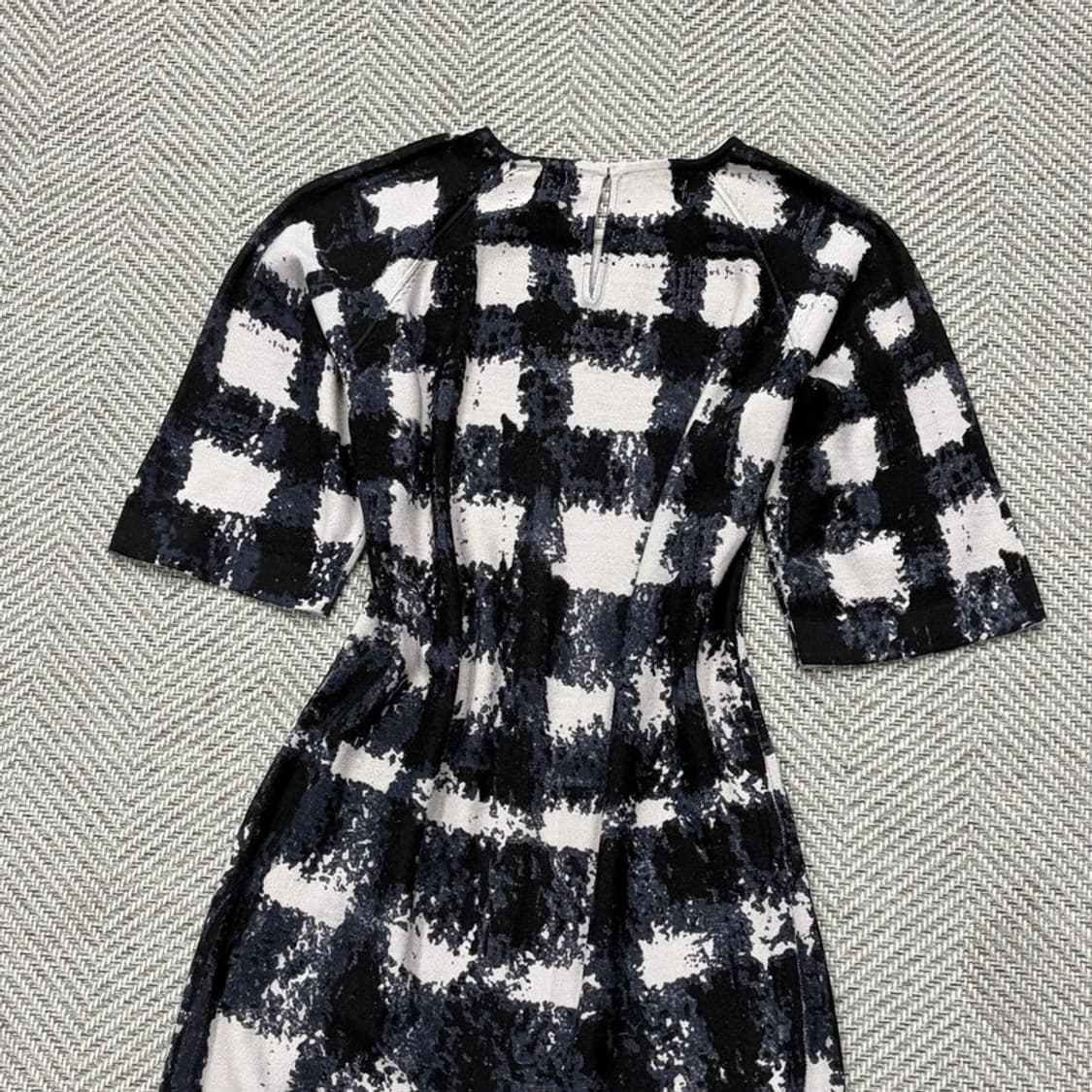 소니아리키엘 체크 패턴 원피스 v2380 상품이미지4