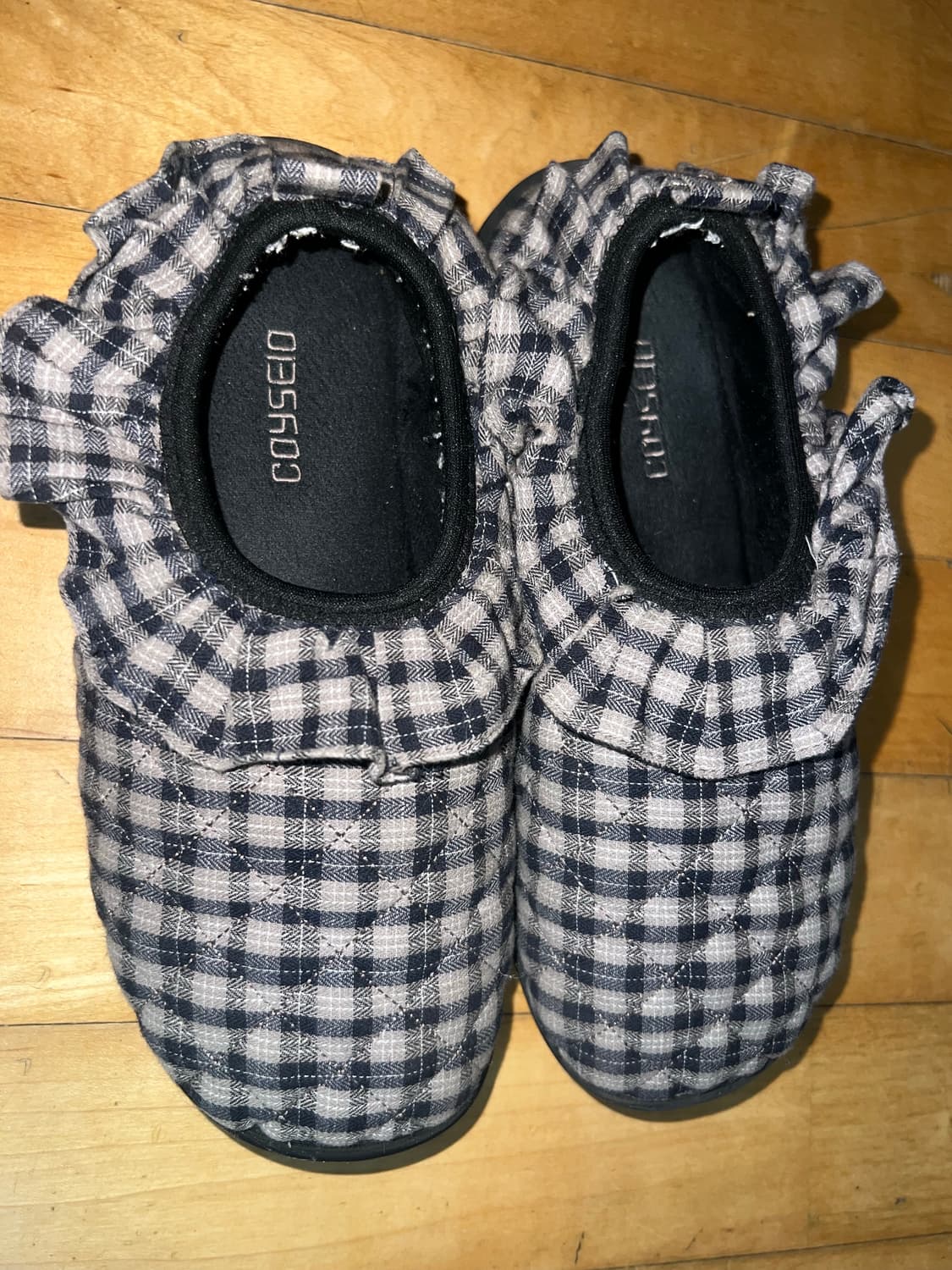 COYSEIO X SUBU FLUFF CHECK PADDING SHOES 상품이미지4