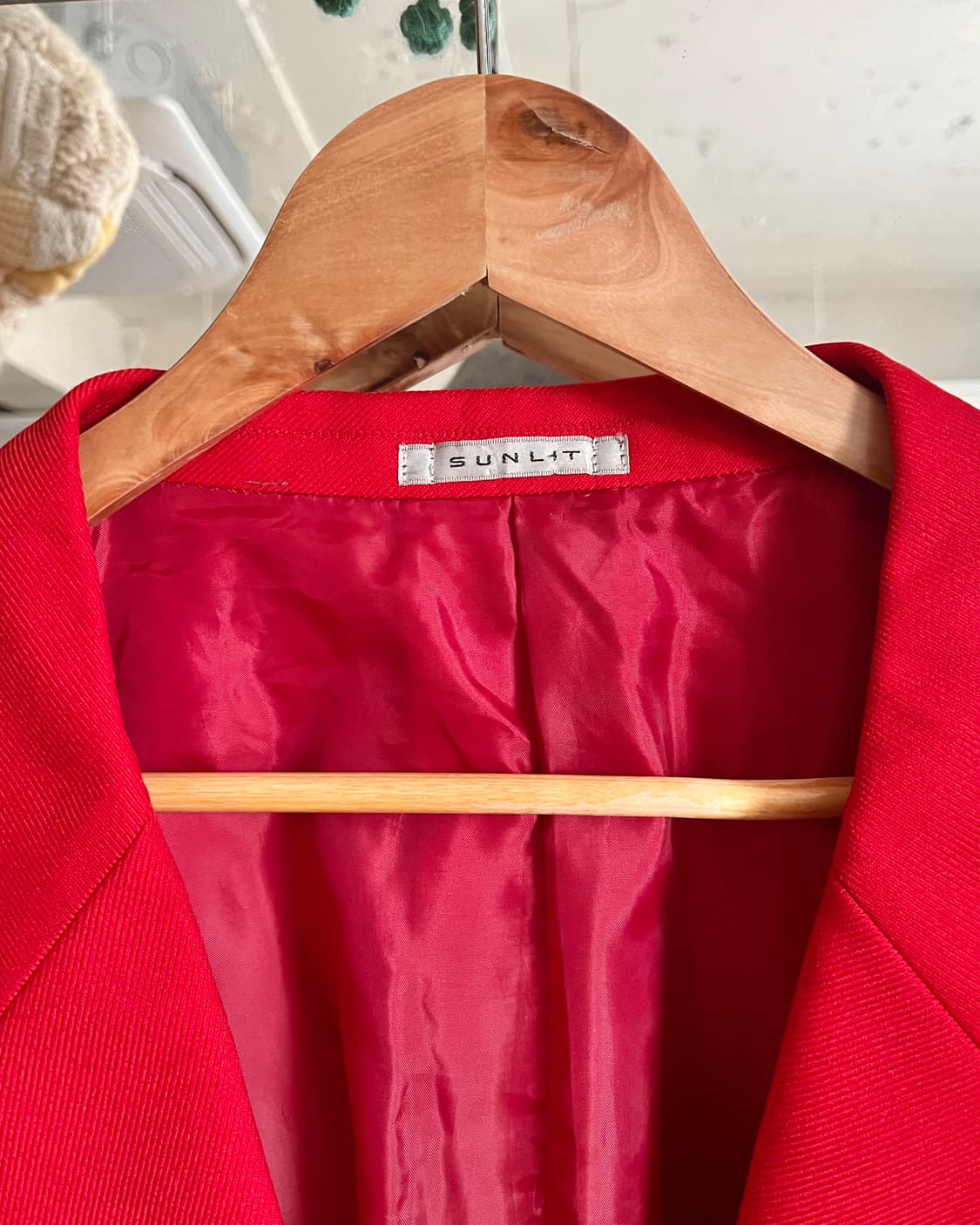 Japanese Vintage Antic Button Red Blazer 상품이미지4