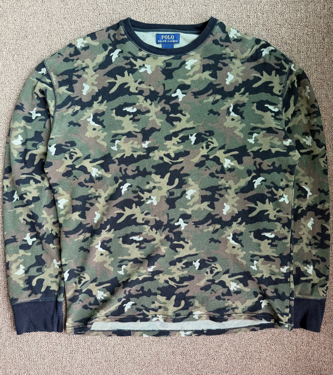 폴로 카모플라쥬 와플 롱 슬리브 Polo ralph lauren  상품이미지1