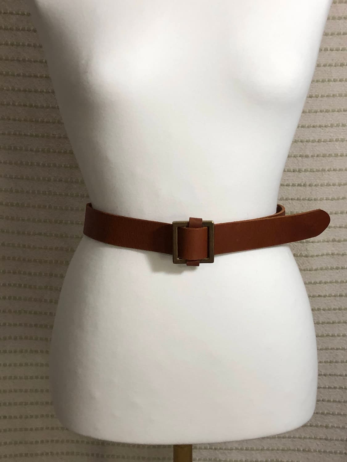 리바이스 여성용 브라운 통 소가죽 벨트 상품이미지1